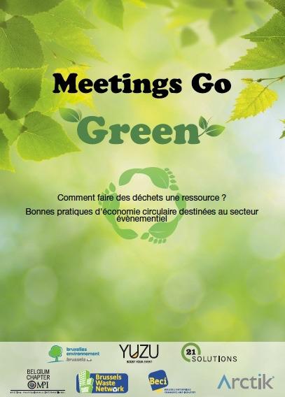 Guide « Meetings go green » – l’économie circulaire au sein de l’industrie de l’évènement