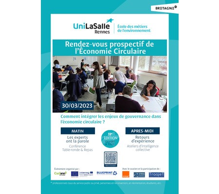[UniLaSalle Rennes | École des métiers de l'environnement] </br> 11è RDV prospectif de l'économie circulaire