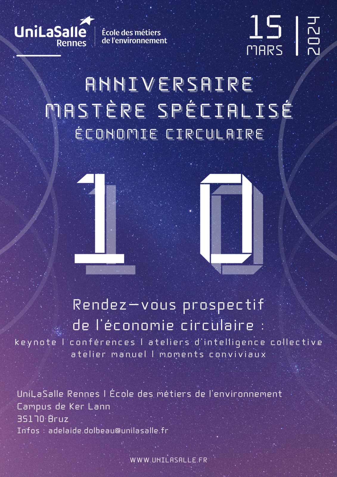 10 ans d'expertises en économie circulaire : UniLaSalle Rennes retourne vers le futur