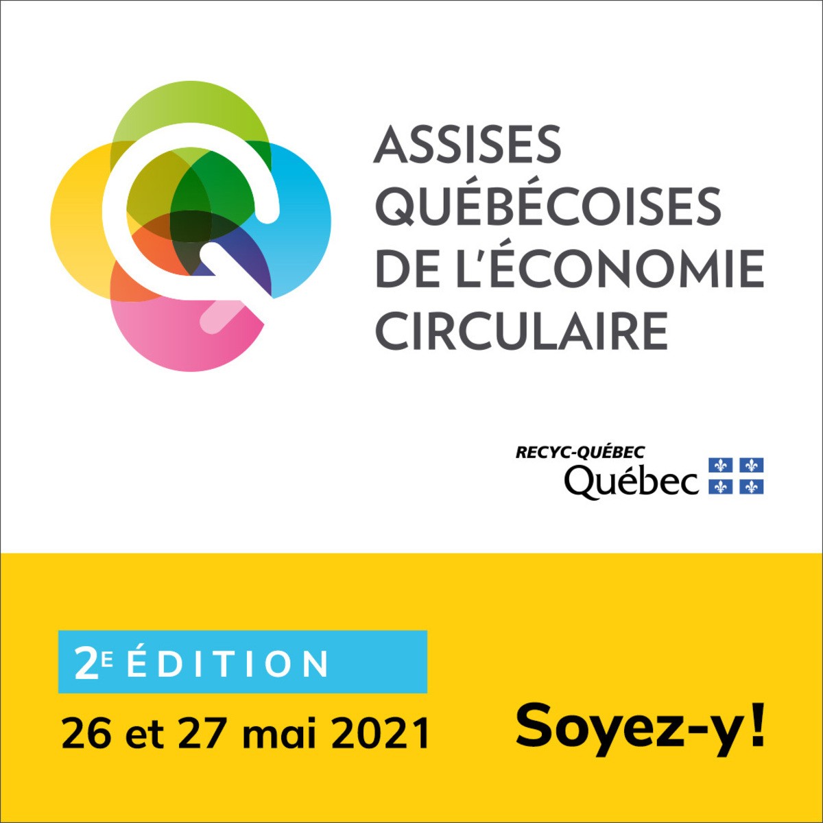 Ne manquez pas la 2e édition des Assises québécoises de l’économie circulaire