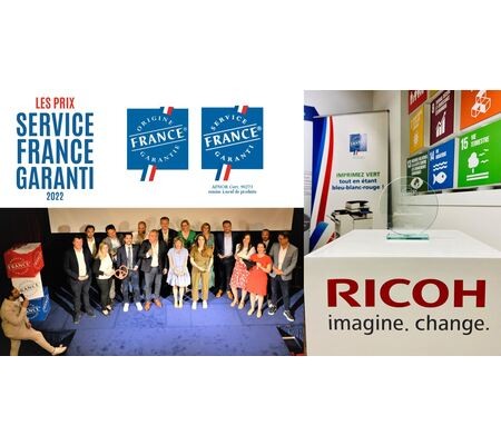 Ricoh Industrie France: Prix de la croissance 2022 Service France Garanti pour sa prestation de remis à neuf GreenLine