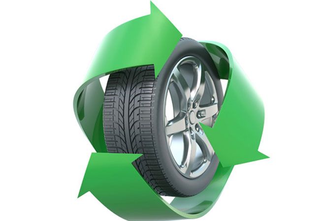 recyclage du pneu