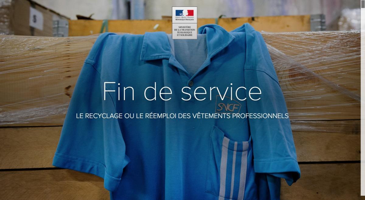 Vêtements et uniformes professionnels : naissance d'une filière de recyclage