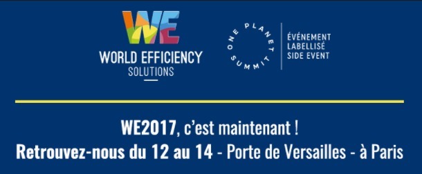 Notre réseau présenté au World Efficiency Solutions (Paris)