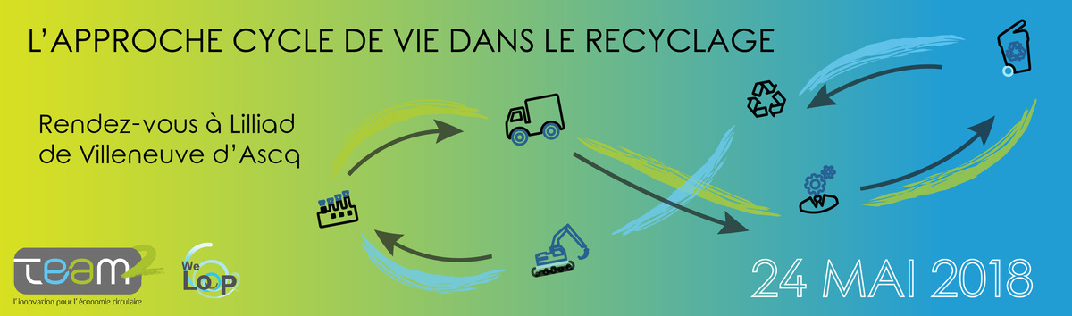 Jeudi 24 Mai : en matinee - L’approche Cycle de Vie dans le Recyclage - en Apres-midi : En quoi les innovations technologiques ou organisationnelles dans le recyclage bousculent le concept de l’Economie Circulaire ?