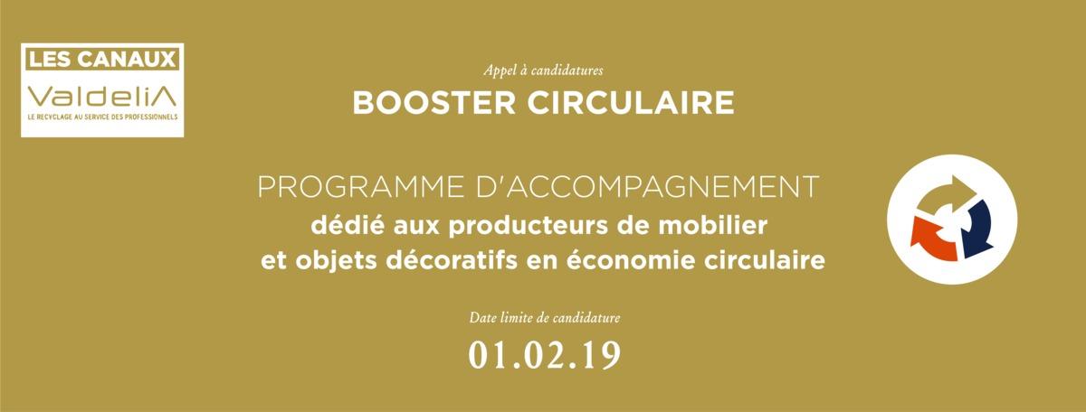 Appel à candidatures - Le Booster Circulaire pour accompagner des producteurs de mobilier et objets décoratifs en économie circulaire