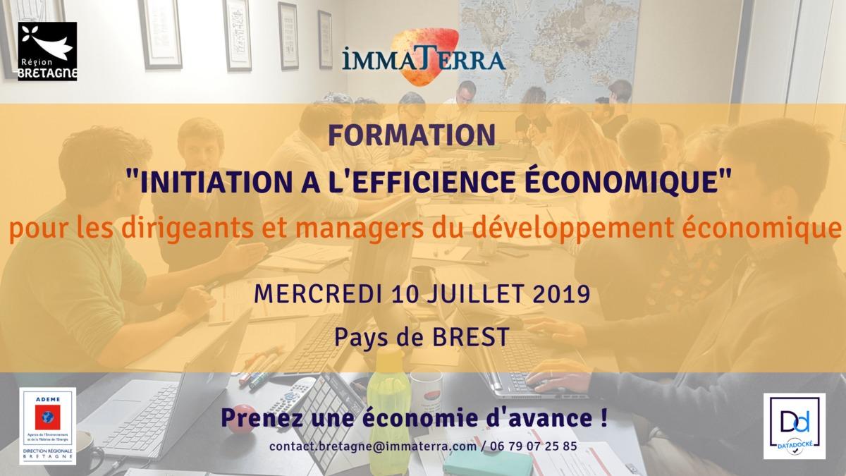 Journée Initiation à l'Efficience Economique - Rendez-vous en Pays de Brest le 10 Juillet ! 