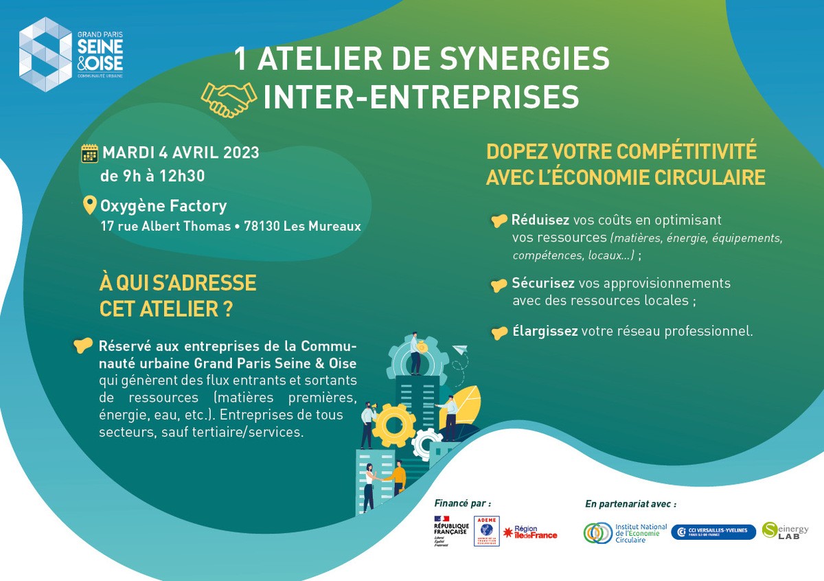 Economie circulaire : atelier de synergies inter-entreprises de GPS&O