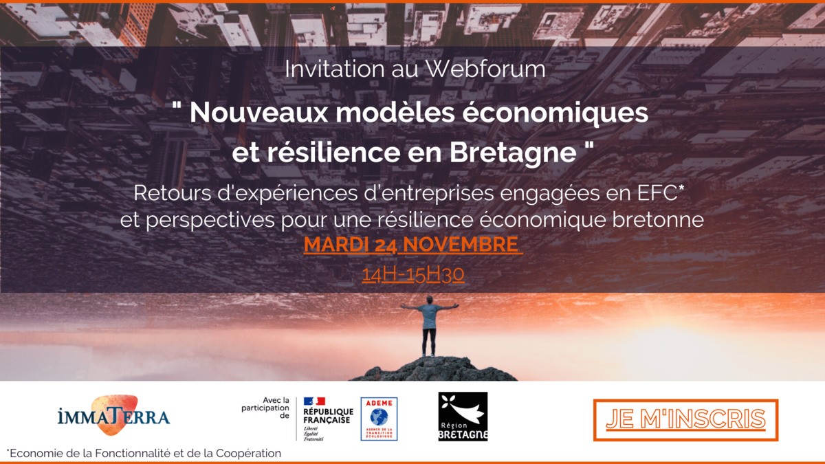 Webforum BZH « Nouveaux modèles et résilience économique : retours d’expériences et perspectives ».