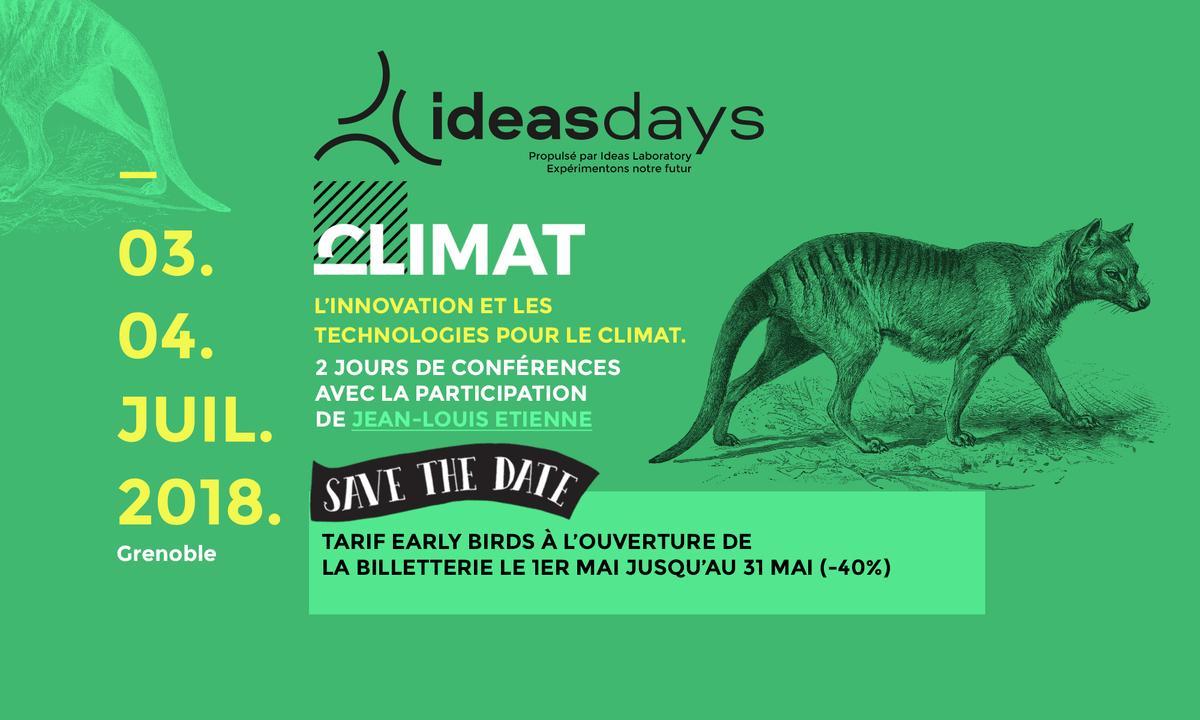 Ideasdays. L'innovation et les technologies pour le Climat