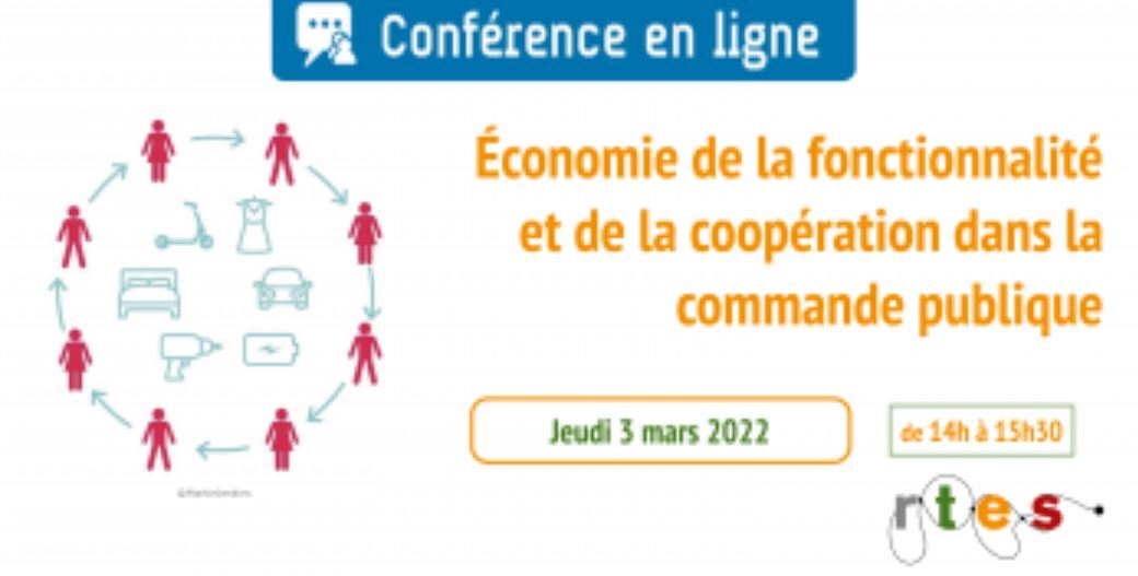 Conférence en ligne sur l'économie de la fonctionnalité et de la coopération dans la commande publique
